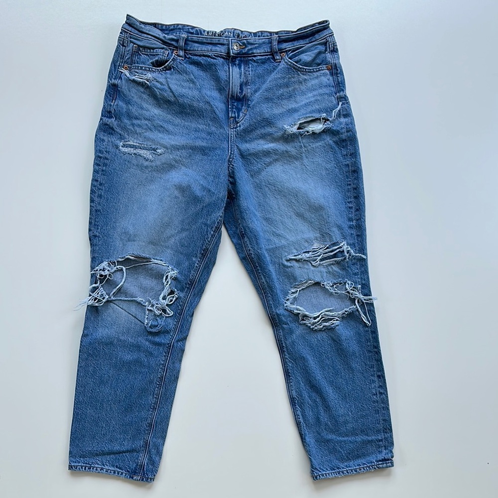 American Eagle Outfitters High Rise Blue Jeans